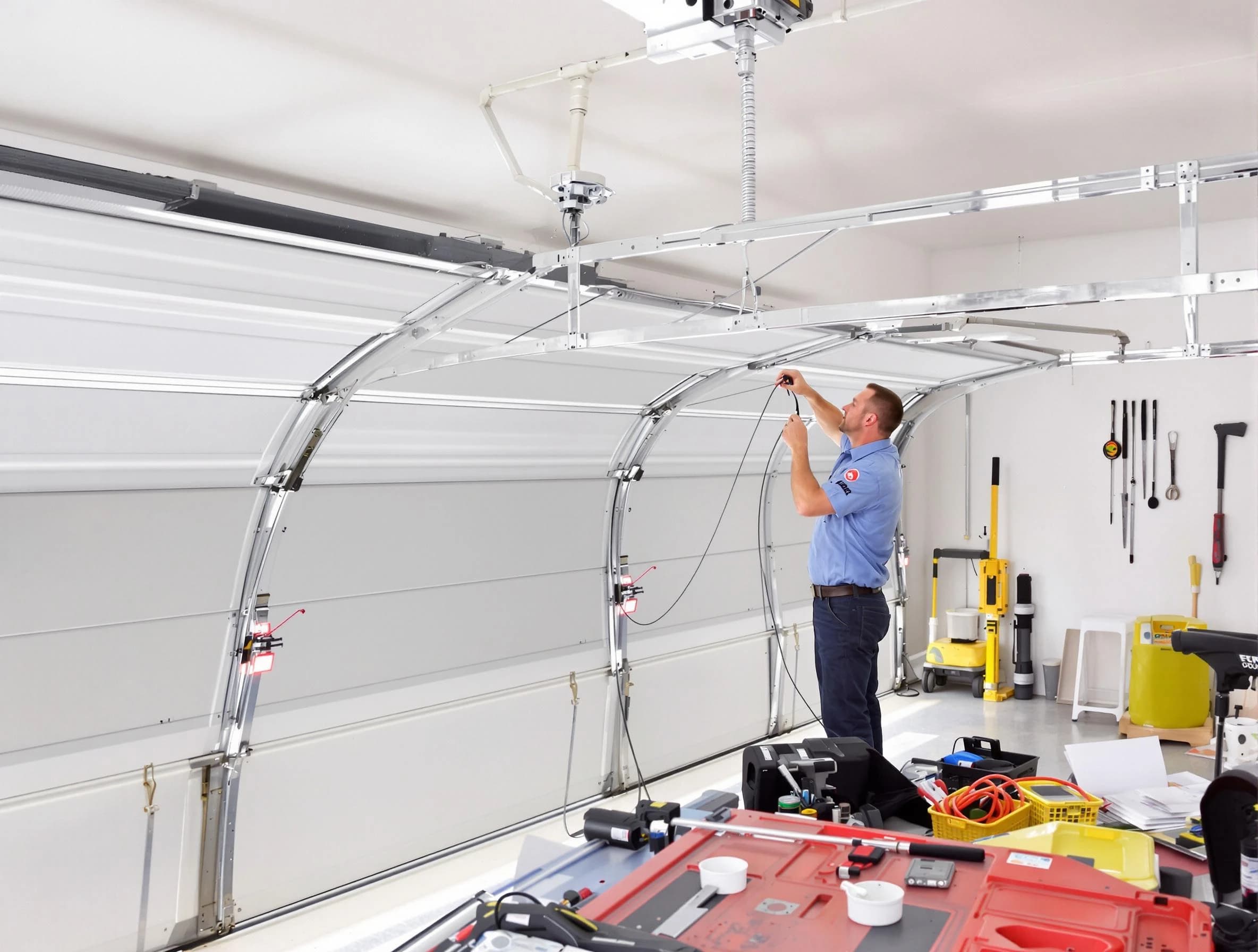 Garage door cable repair service by Paradise Hills Garage Door Repair in Paradise Hills