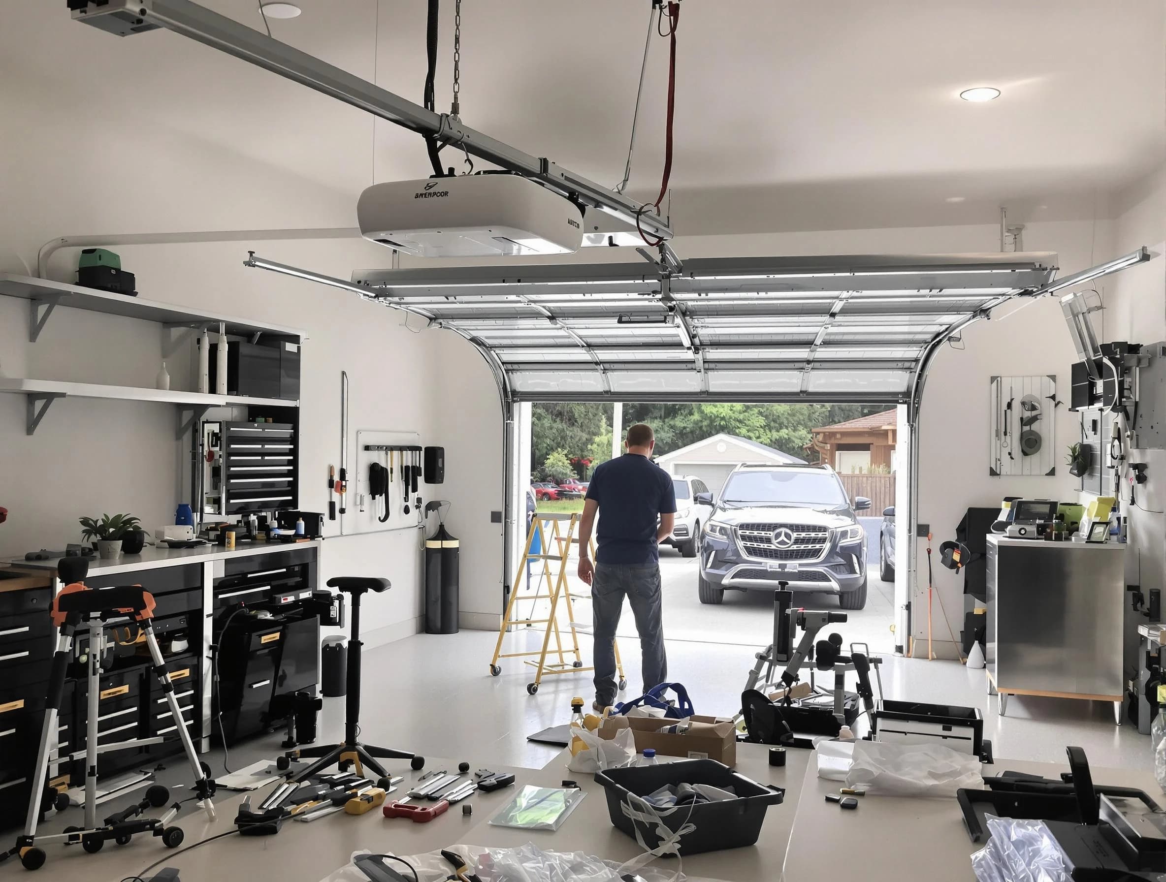 Garage door opener installation by Paradise Hills Garage Door Repair in Paradise Hills