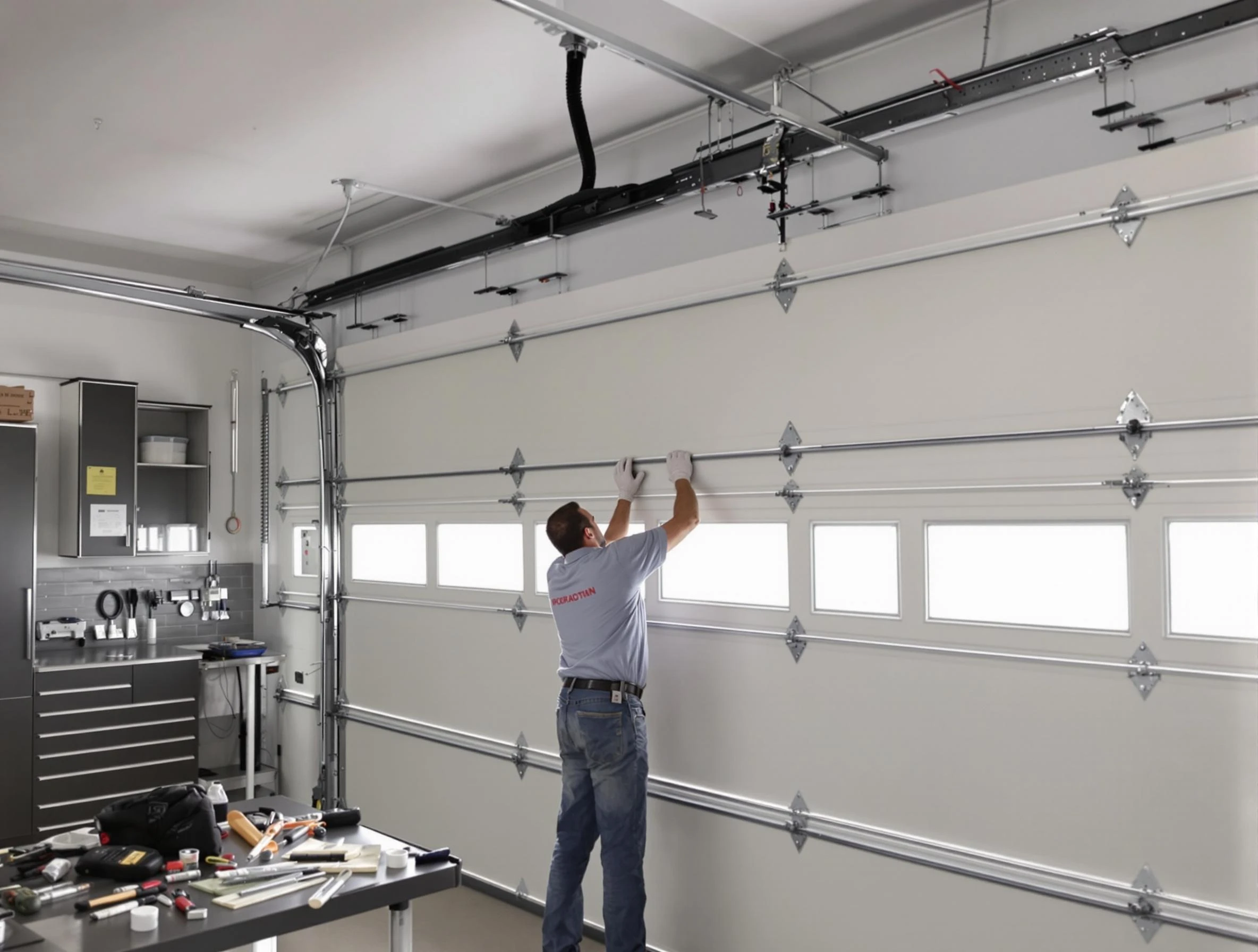 Garage Door Track Repair in Paradise Hills