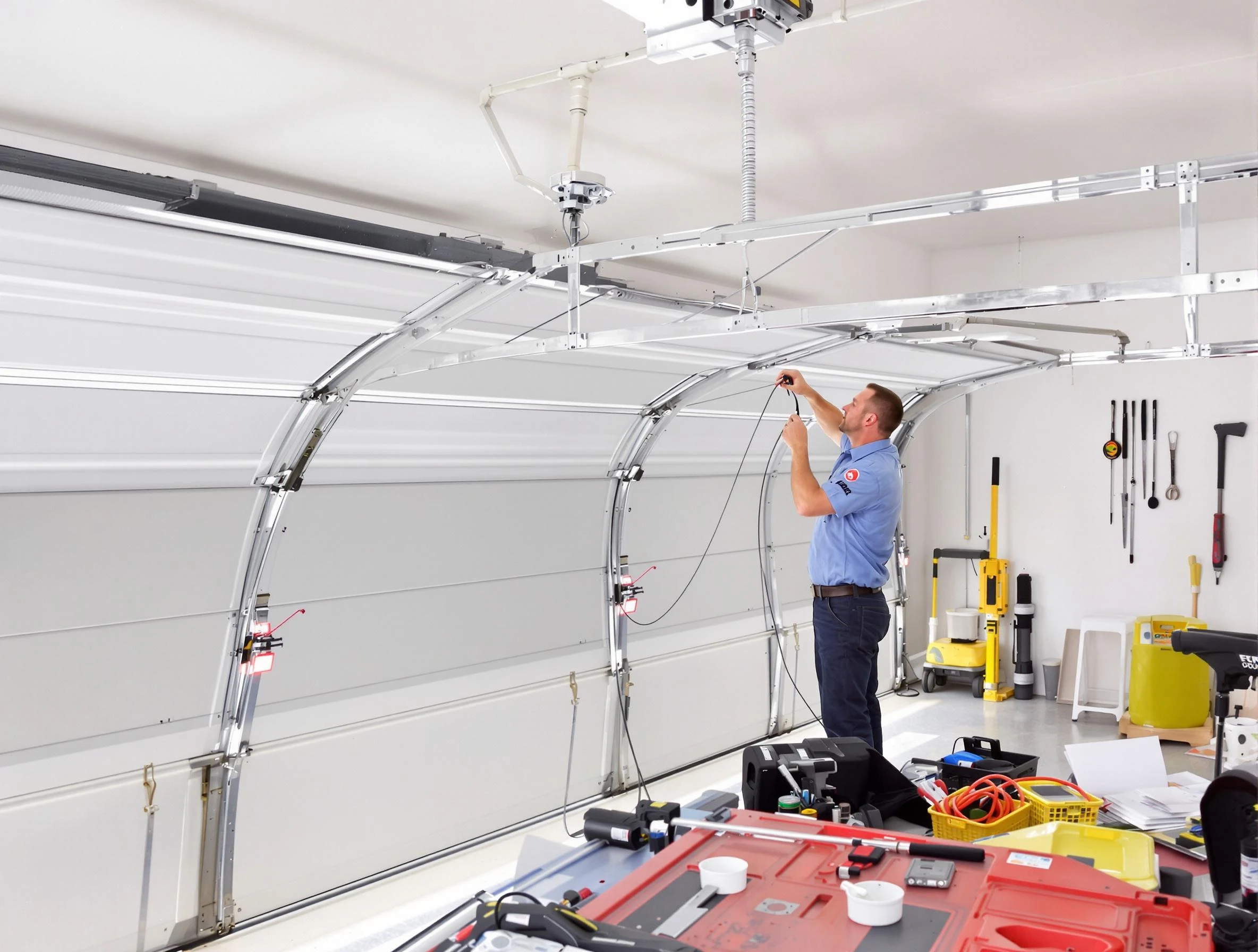 Garage door cable repair service by Paradise Hills Garage Door Repair in Paradise Hills