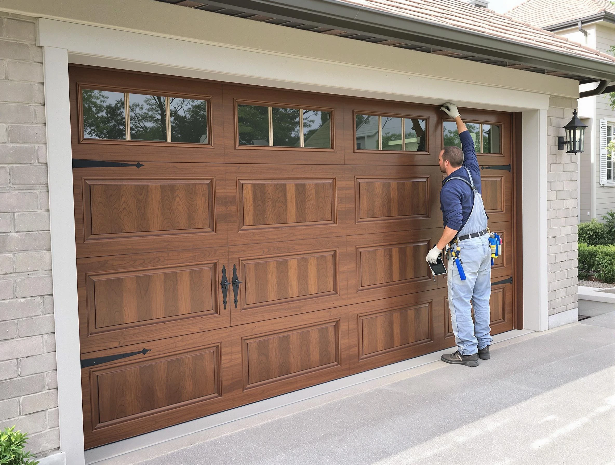 Custom garage door showcase by Paradise Hills Garage Door Repair in Paradise Hills