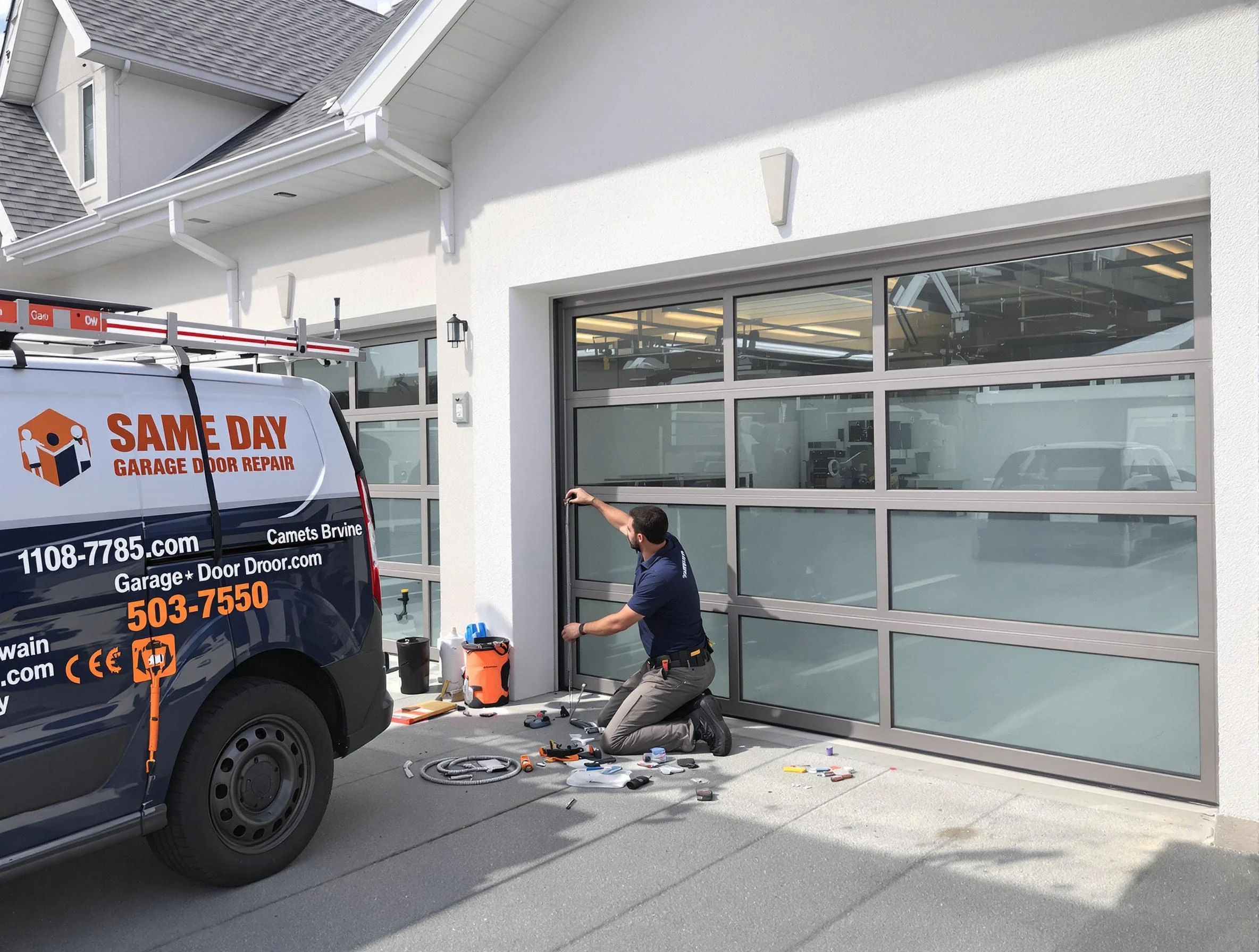 Same-day garage door repair service by Paradise Hills Garage Door Repair in Paradise Hills
